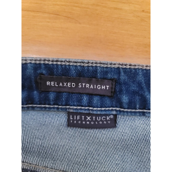 NYDJ Relaxed Straight High Rise Wide Leg Lift Tuck Technology Size 12 - Picture 5 of 9